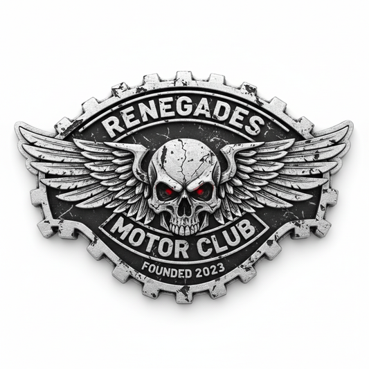 Parche Rígido de Moto Club